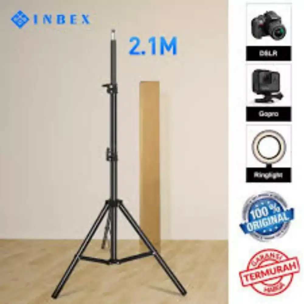 Tripod panjang 2 meter bonus holder