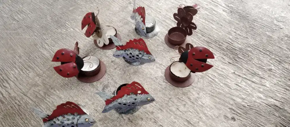 Vintage Large Rooster Lantern