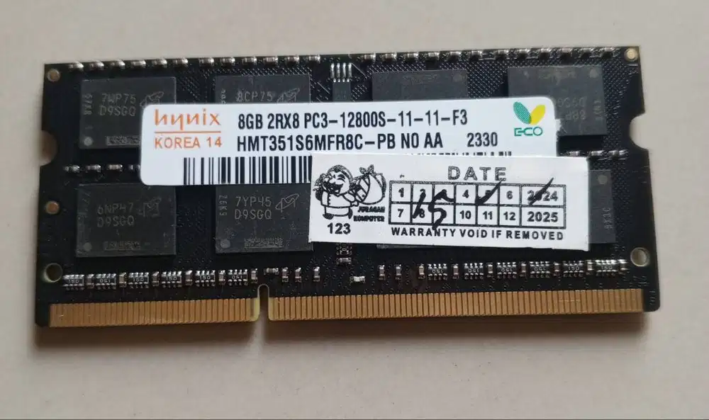 PROMO. Ram Laptop/Sodim Hynix DDR3 8 GB