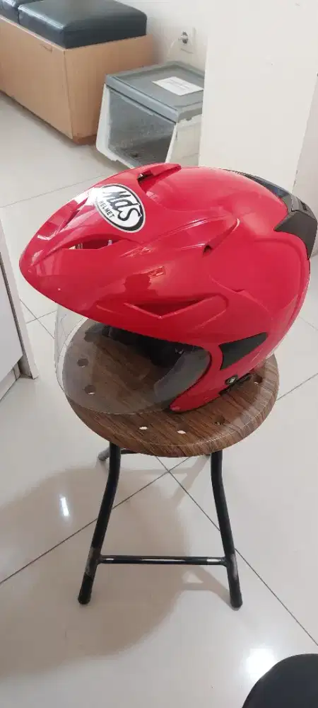 Helm Mds Protector Merah istimewa