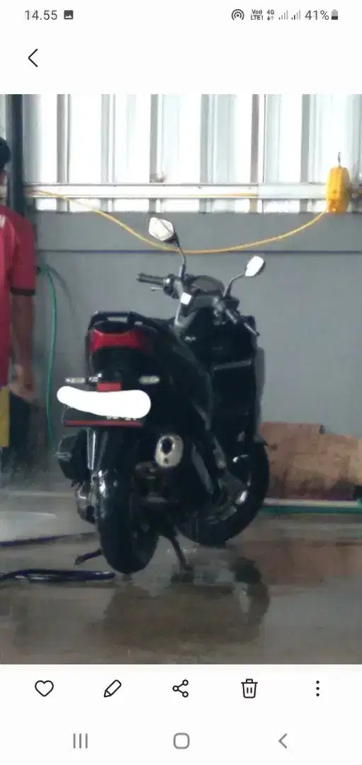 Dijual honda vario 160 abs warna hitam tahun 2022 plat F bogor