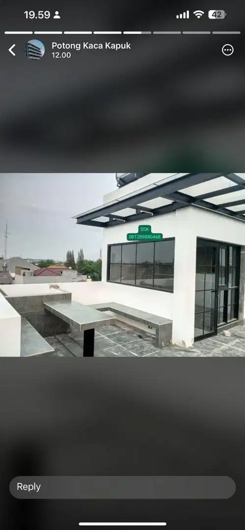 Pintu Sliding UPVC 4 Daun