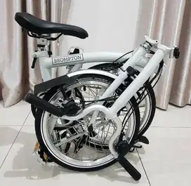 Brompton M6L Papyrus white full original Rare item