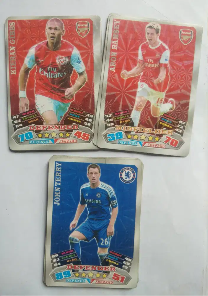 18pcs Match Attax blue Version