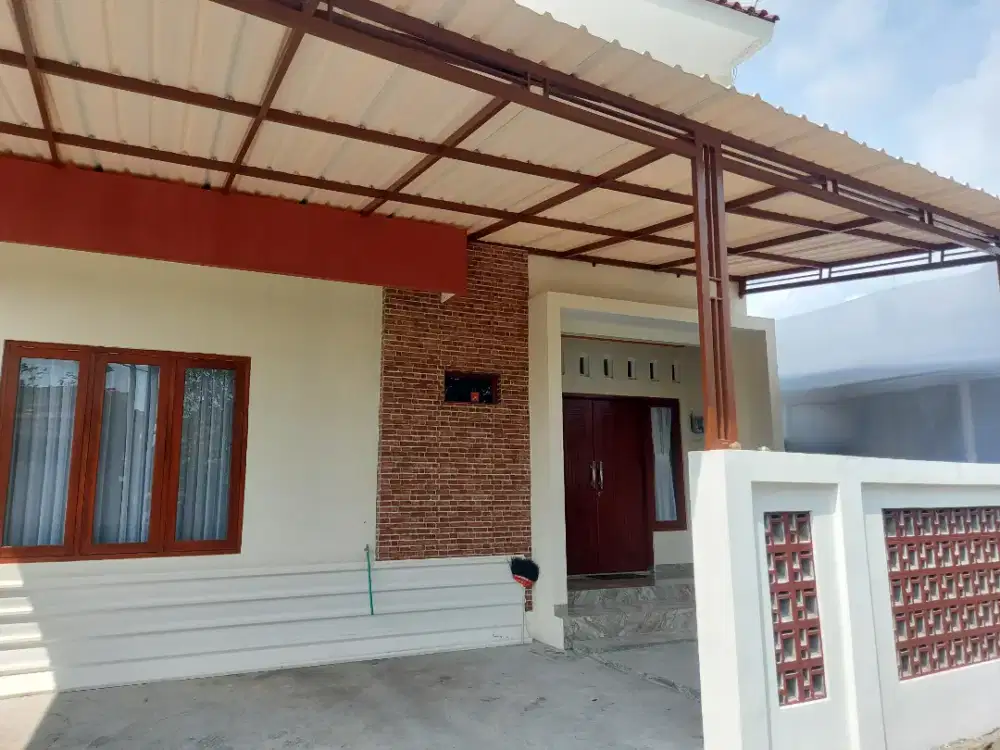 Kanopi alderon murah rangka galfanis 48 tebal 1,6mm termurah sejogja