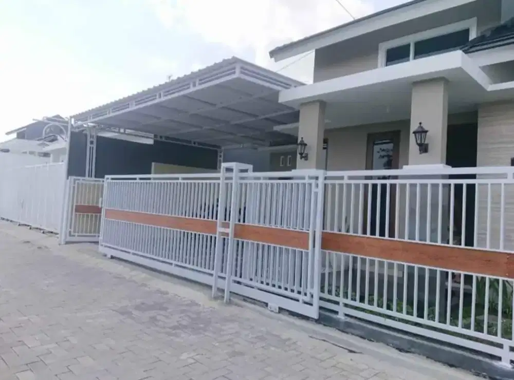 Kanopi murah 285rb/m² pagar pintu garasi hunderson teralis jendela dll