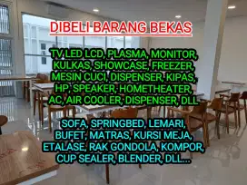 Barang Bekas Kami Beli Kulkas Freezer Showcase Mesin Cuci Tv Led Sofa