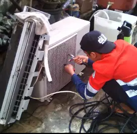 Service ac cuci ac  bongkar pasang ac service mesin cuci kulkas dll