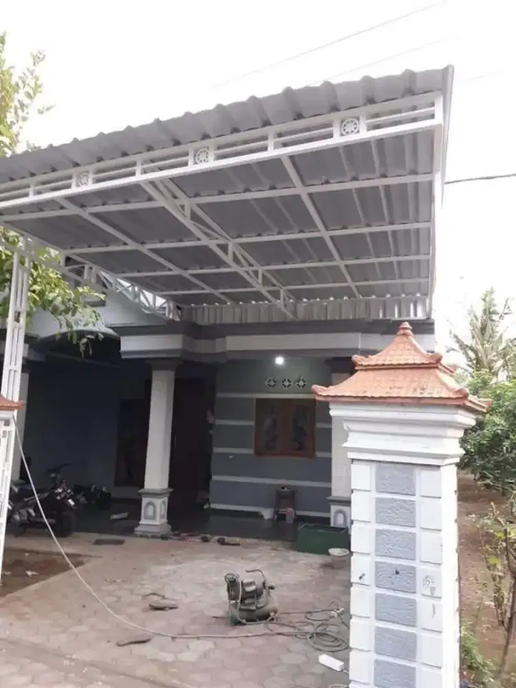 Kanopi rangka galvanis atap galvalum 275k sdh include.murahhhh