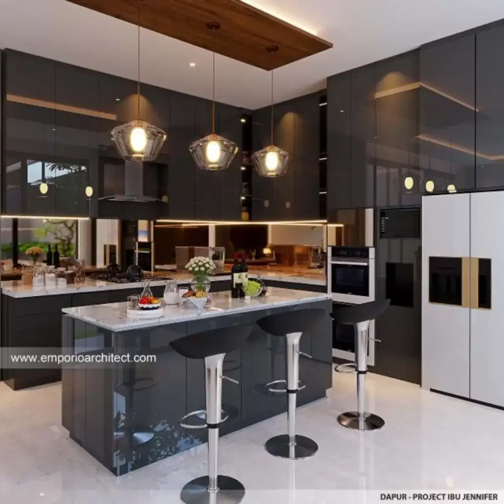 KITCHEN SET MINIMALIS TERBARU COSTUM