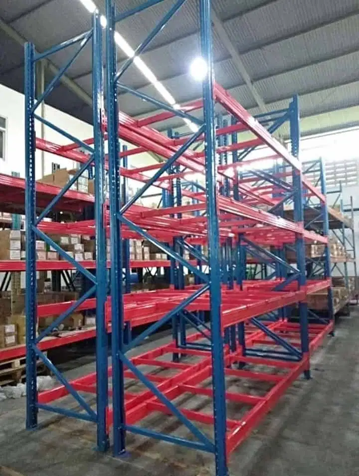 Rak Besi Gudang Heavy Duty Pallet Tahan Beban 1000Kg Perlevel