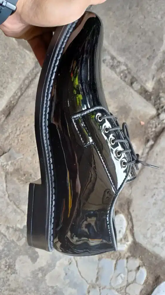 Sepatu pdh lux kulit