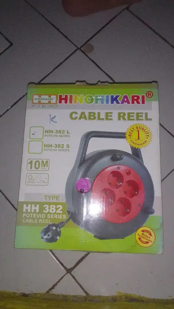 Di jual kombinasi kabel Roll,.panjang kabel 10 Mtr,.Merk Hinohikari