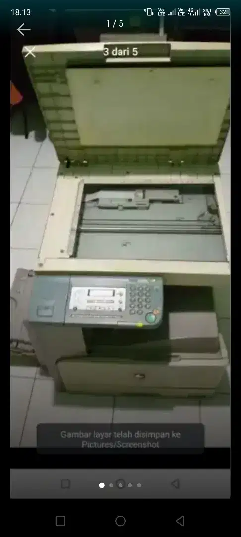 Mesin foto copy canon ir 2016