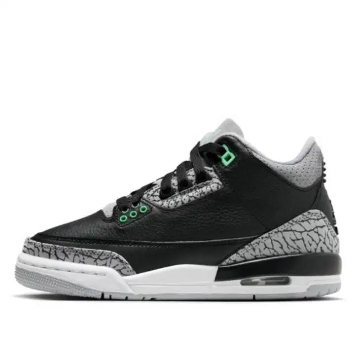 Sepatu Basket Anak Air Jordan 3 Retro GS Green Glow DM0967031 Original