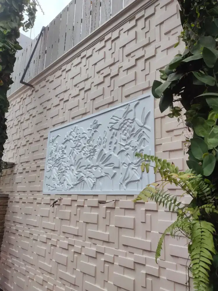 Wall panel 3d dari beton