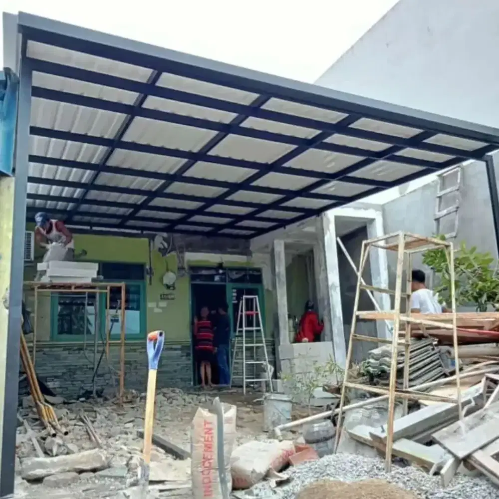 Kanopi atap alderon solusi atap no panas no berisik