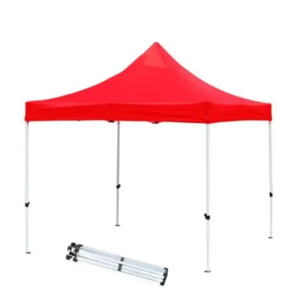 TENDA LIPAT BESI PUTIH PREMIUM RANGKA + TENDA 3X2 METER 3 X 2 METER