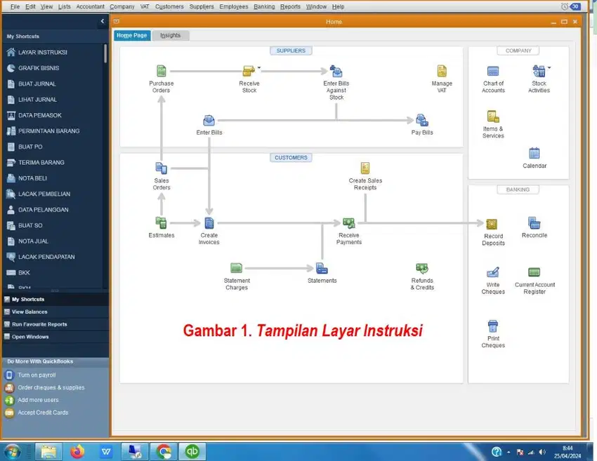 Komputerisasi Sistem Akuntansi dengan Quickbooks Enterprise Online