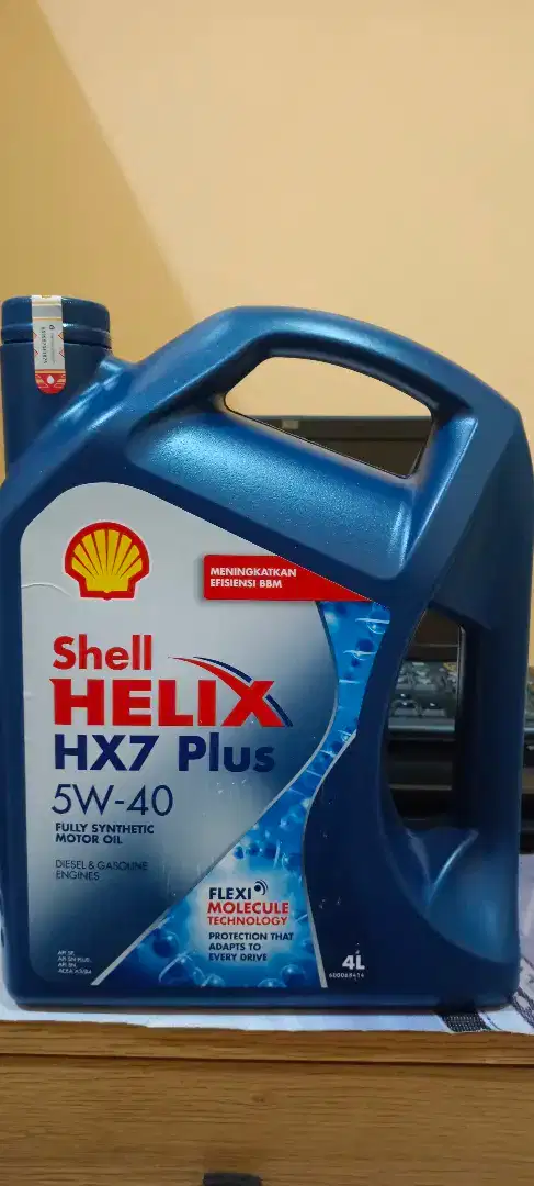 Shell Helix HX7 5W40 4Liter Scan Barcode 100%