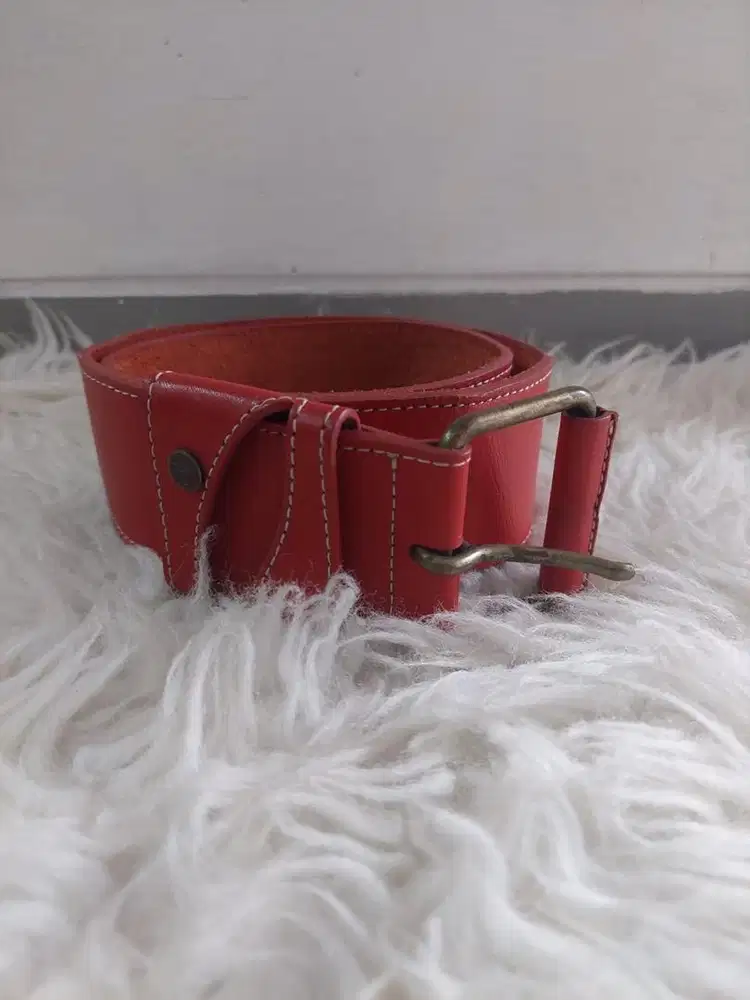 Belt Benetton ori  lp 80 kulit asli