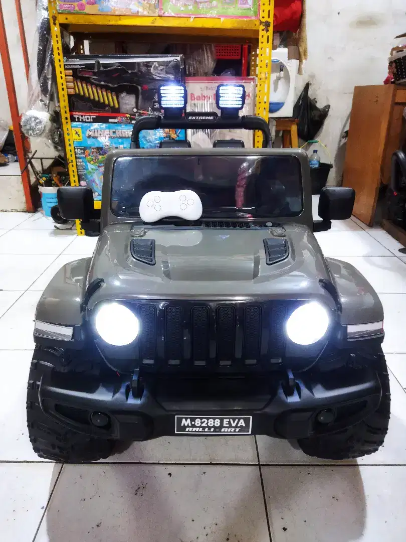 COD Mobil Aki Anak Jeep 12 Volt Bayar Ditempat