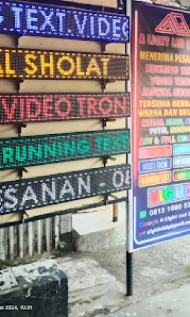 Running text baru