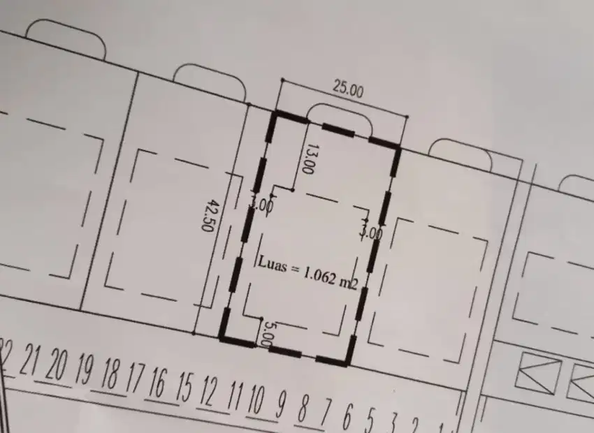 (TERSEWA) TANAH KAVLING KOMERSIAL STRATEGIS 1062 M2 DI GADING SERPONG