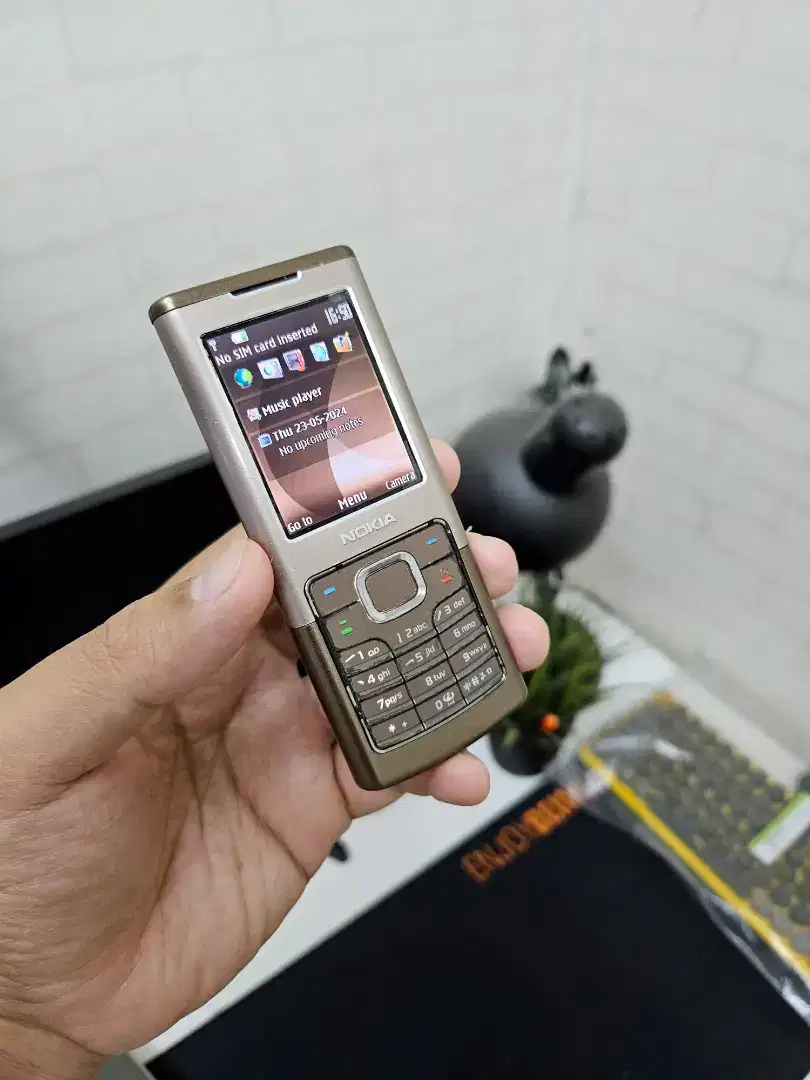 Hp Jadul Nokia 6500 classic All Operator brown Koleksi Kolektor E90 N8