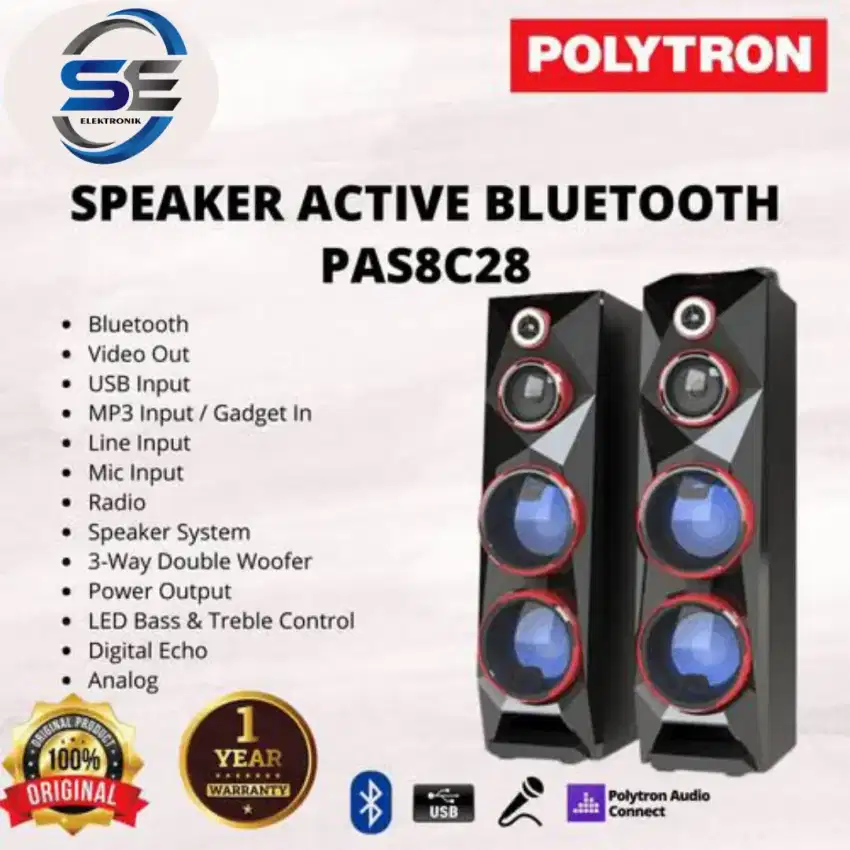 Polytron spiker aktif pas8cf28