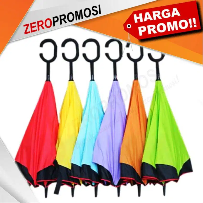 Payung Terbalik Kazbrella Logo Custom