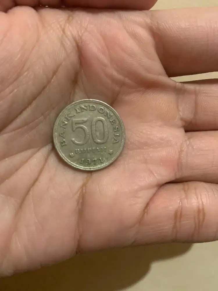 Jual Uang koin 50 rupiah 1971