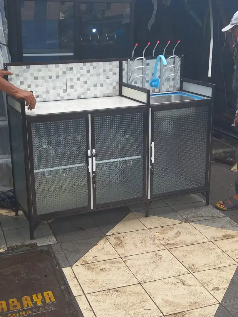 Rak Kompor Wastafel, Rak Cuci Piring, Rak Dapur, Kitchen Set Rak