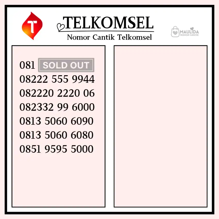 Nomor cantik telkomsel part 4