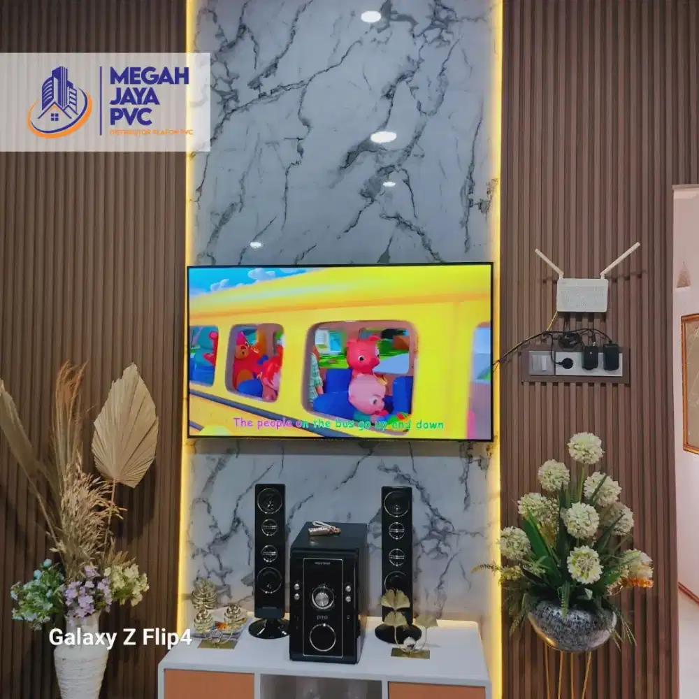 Pemasangan plafon pvc