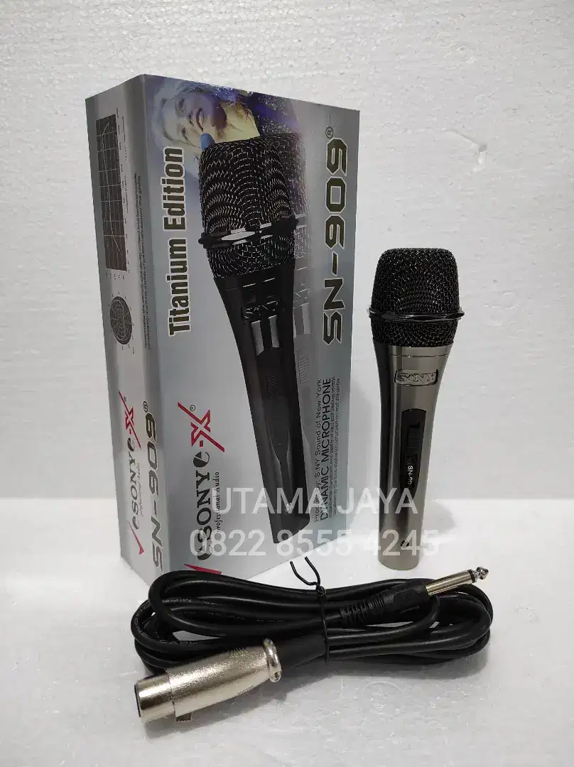 MICROPHONE KABEL eSONYe SN-909 SILVER