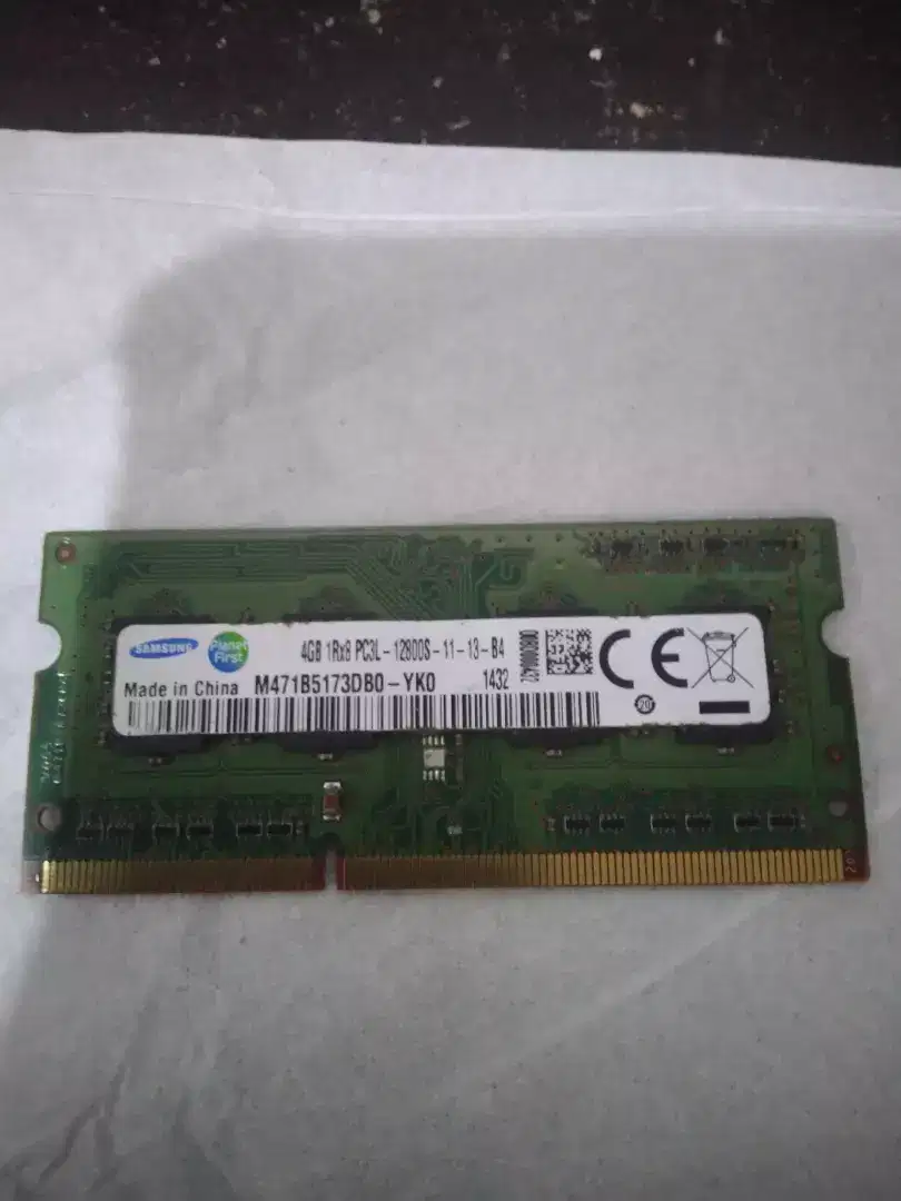 Ram Buat Laptop ddr3 4Gb pc3L 12800s