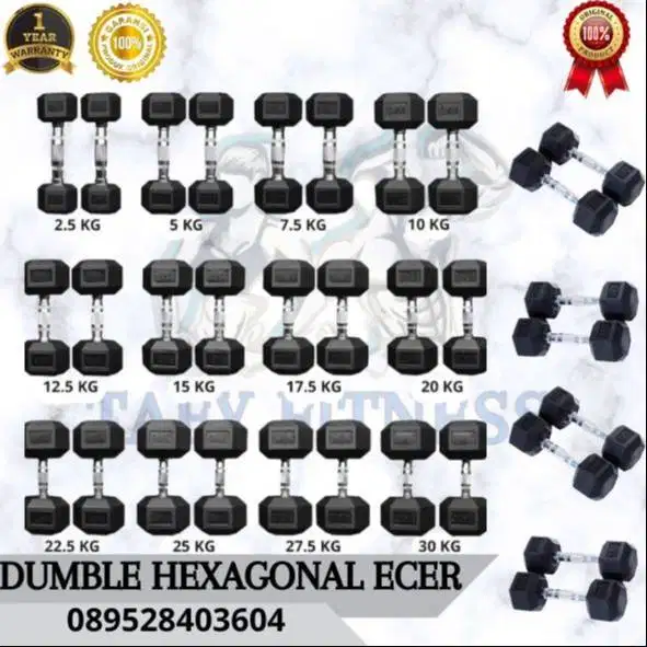 dumble hexagonal rubber import