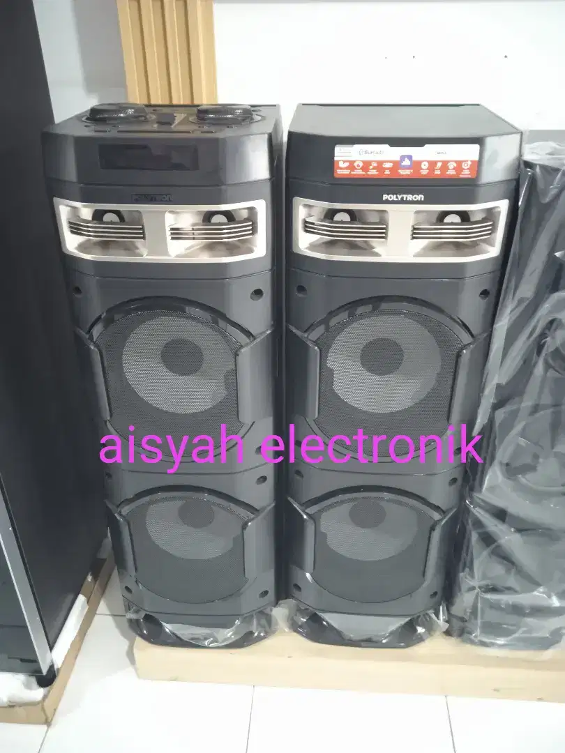 PROMO SPEAKER AKTIF POLYTRON 10 INCI 4 CHANEL BASS MANTAP GARANSI 1 TH