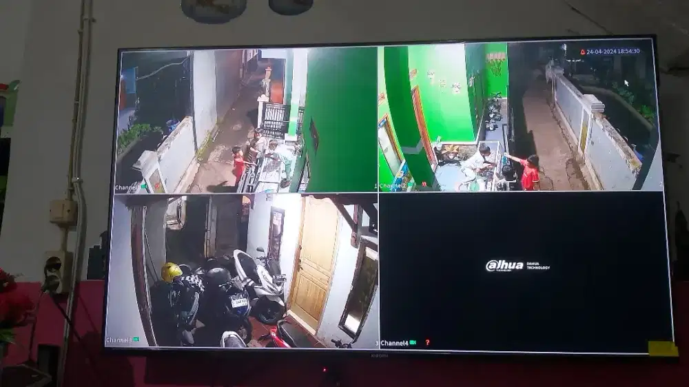 Paket Murah Cctv 4 Kamera Siap Pasang 2mp