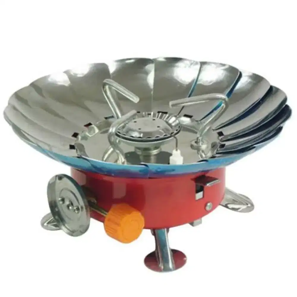 Kompor Camping Gas Alat Masak Outdoor Lipat Mini Kovar Nesting Stove