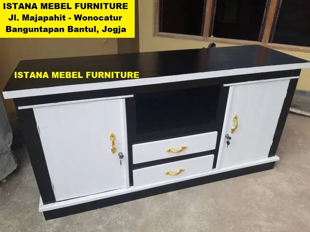 Almari Lemari Meja Bufet Buffet Biffet Bifet Rak TV Televisi Kayu (ben