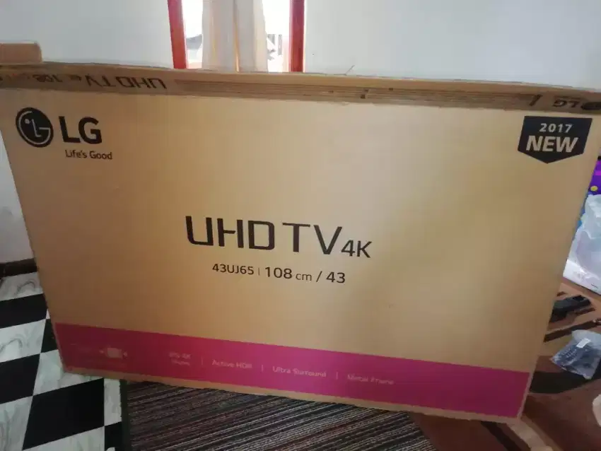 Smat tv led 43 inchi baru