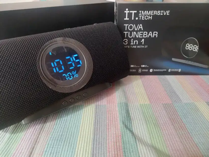 Bluetooth Speaker Tova Tunebar 3 in 1