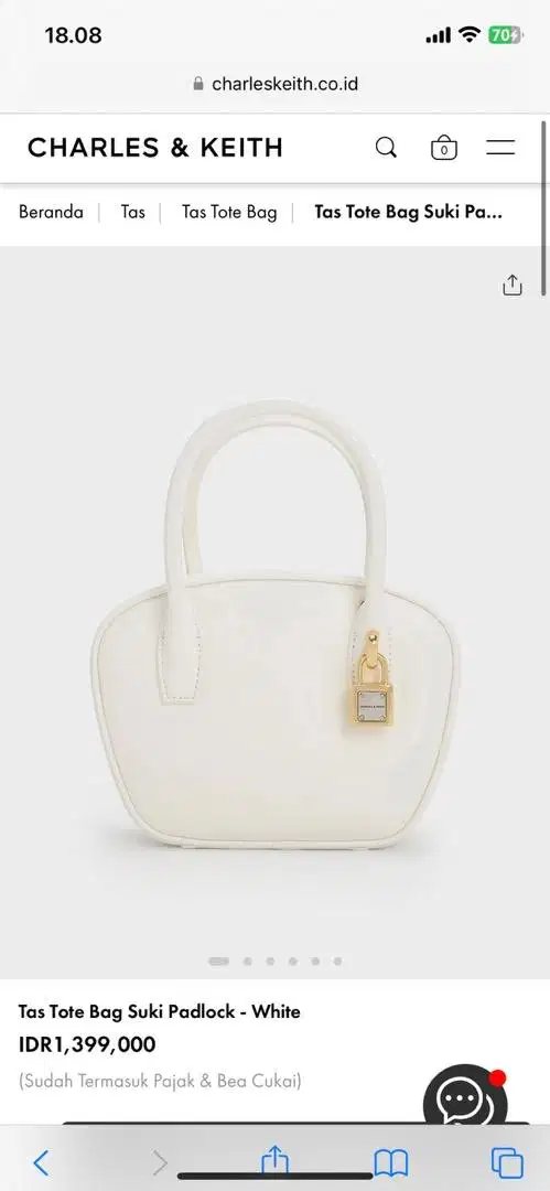 TAS CHARLES&KEITH MULUS POLL MURAH
