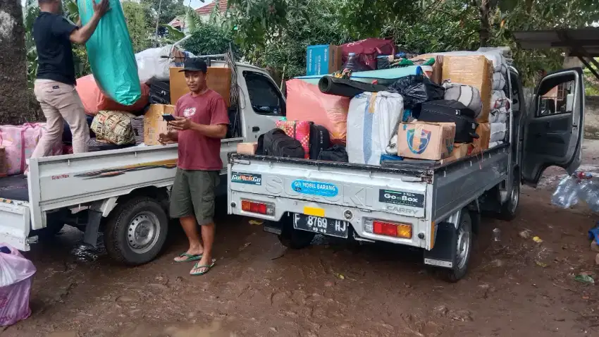 Sewa mobil Pick-up bak pengiriman barang pindahan dll