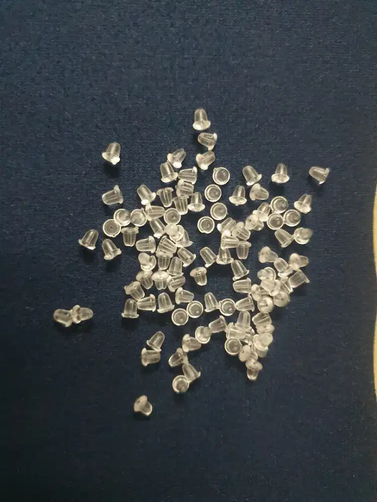 Karet silikon penahan anting tusuk 5 mm
