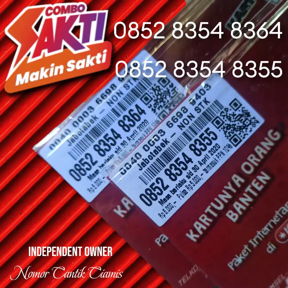 NOMOR CANTIK AS SEPASANG