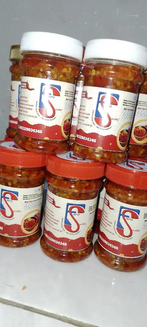 Faris sambal berbagai macam varian