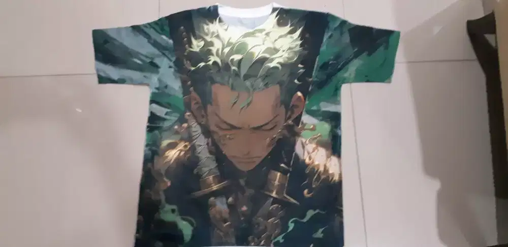 Kaos Full Print HD Roronoa Zoro